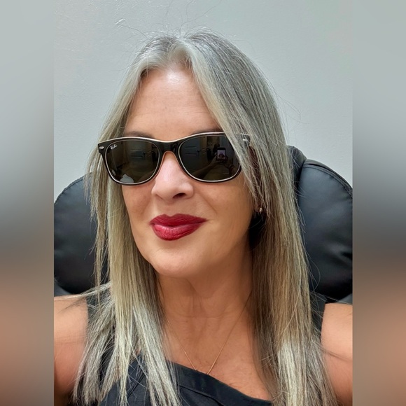 Ray-Ban Black and Tan Sunglasses - Picture 3 of 4